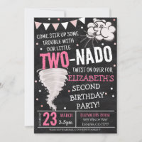 Tornado Birthday Party Invitation