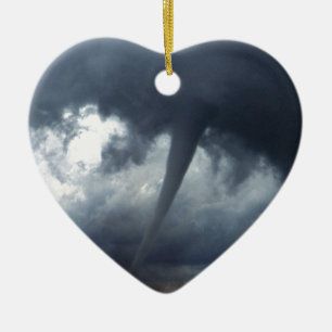 Tornado Ceramic Ornament