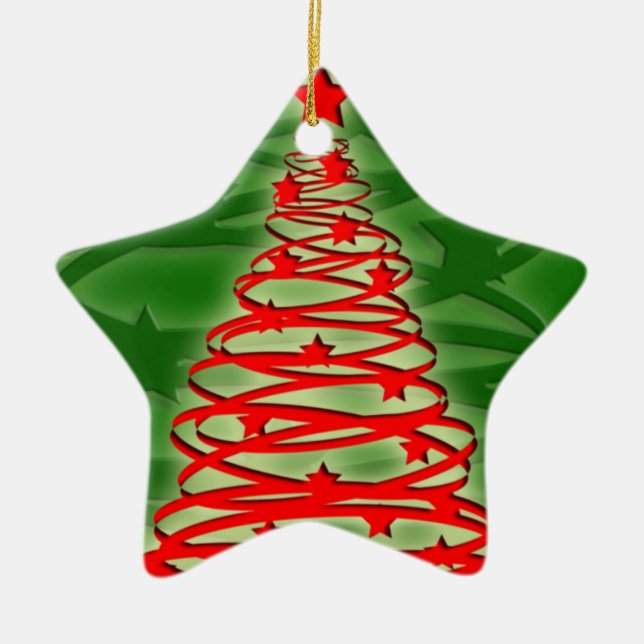 Tornado Christmas Tree Ornament (Front)