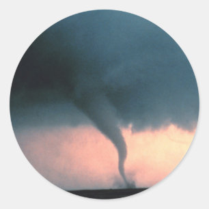 Tornado Classic Round Sticker