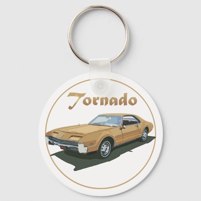 Tornado Gold Keychain (Front)