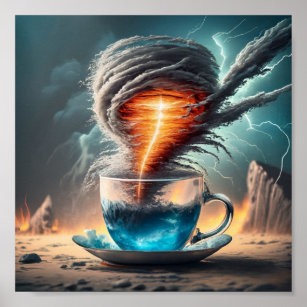 Tornado in a teacup poster