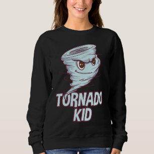 Tornado Kid Weather Storm Forecaster Meteorologist Sweatshirt