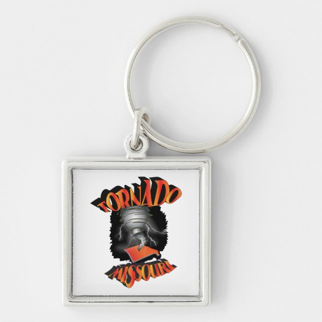 Tornado Missouri Keychain (Front)
