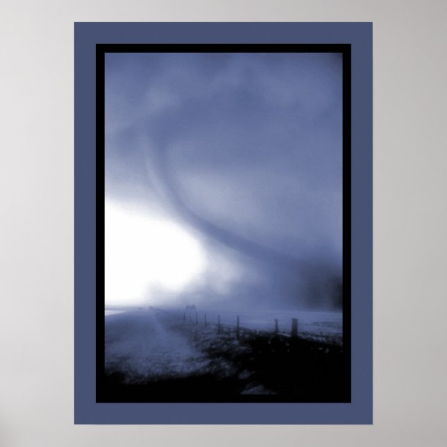 Tornado near Cordell, Oklahoma Poster (Front)