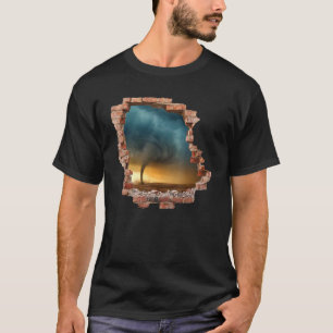 Tornado Storm Wall Destruction Hurricane Chaser Me T-Shirt