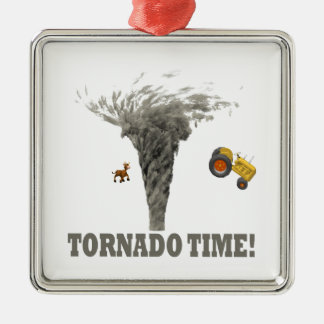 TORNADO TIME METAL ORNAMENT