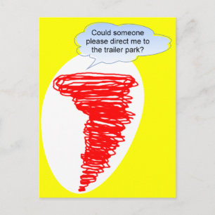 Tornado Trailer Park Postcard