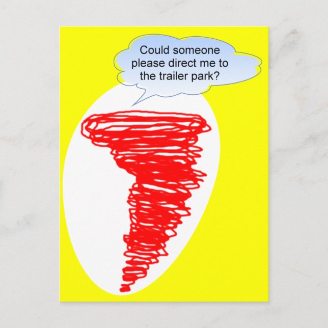 Tornado Trailer Park Postcard (Front)