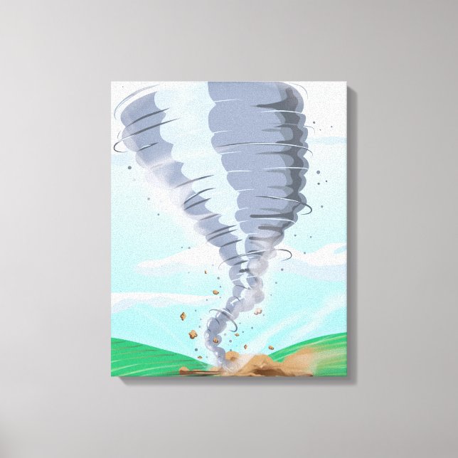 Tornado Twister Canvas Print (Front)