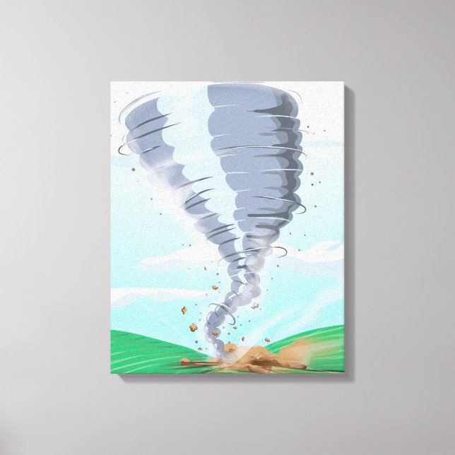 Tornado Twister Canvas Print (Front)