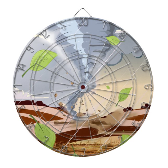 Tornado Twister Dartboard (Front)