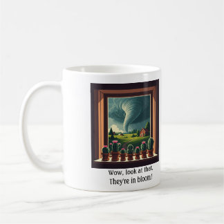 Tornado window sill cactus mug