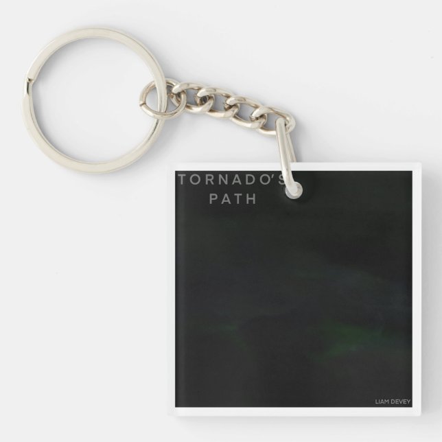 Tornado's Path Keychain (Front)