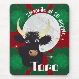 Toro 21 aprile al 20 maggio Tappetini per mouse Pad