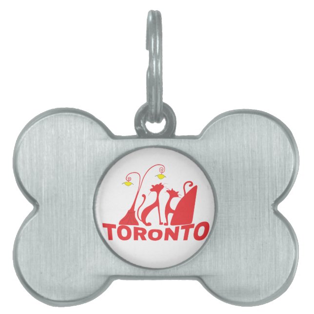 Toronto 1 pet tag (Front)