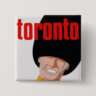 Toronto 2 Inch Square Button