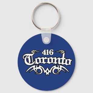 Toronto 416 keychain