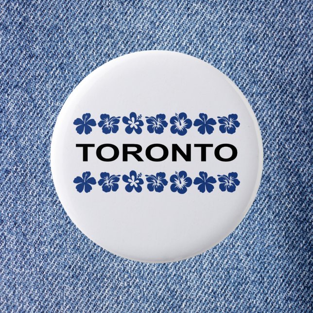 Toronto Aloha Bands Blue Light-Colour 2 Inch Round Button (Creator Uploaded)