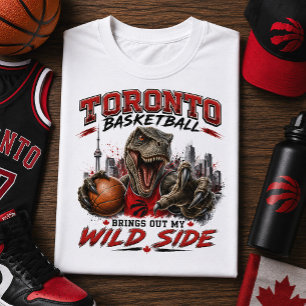 Toronto Basketball Brings Out My Wild Side Tri-Blend Shirt