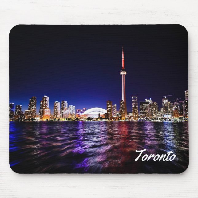 Toronto by night mouse pad (Front)