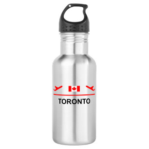 Toronto Canada Airport Plane Light-Color 532 Ml Water Bottle