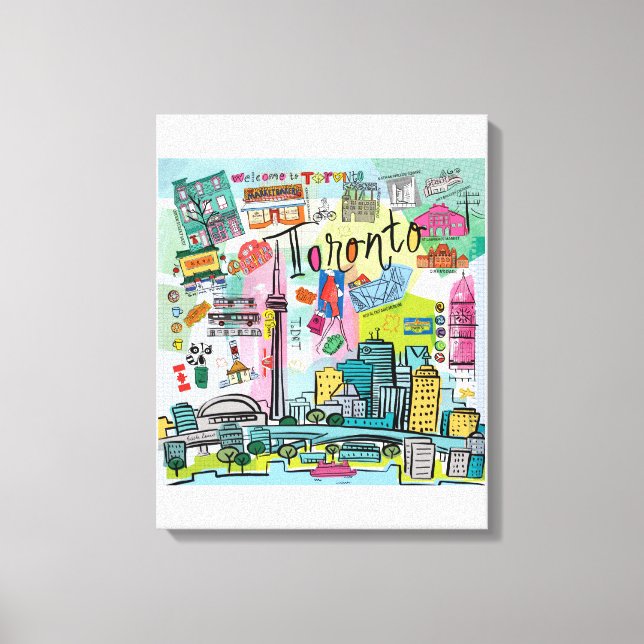 Toronto, Canada Canvas Print (Front)