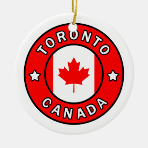 Toronto Canada Ceramic Ornament
