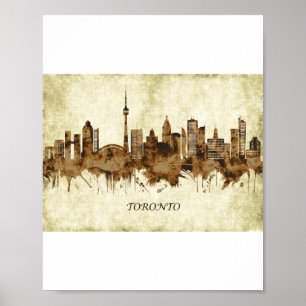 Toronto Canada Cityscape Poster