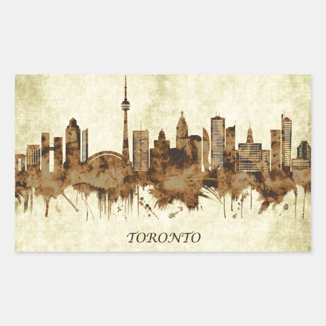 Toronto Canada Cityscape Sticker (Front)