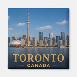 Toronto Canada Modern Skyline Travel Destination Magnet