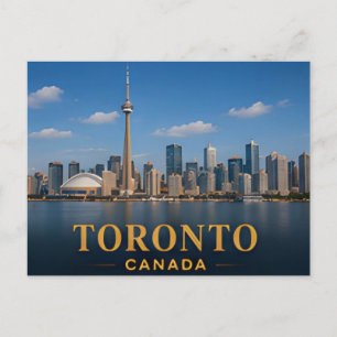 Toronto Canada Modern Skyline Travel Destination Postcard