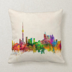 Toronto Canada Skyline Throw Pillow