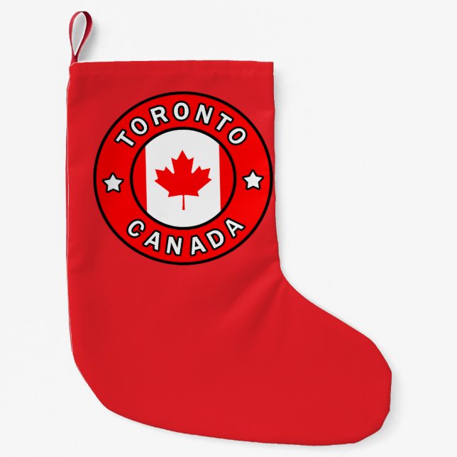 Toronto Canada Small Christmas Stocking (Front)