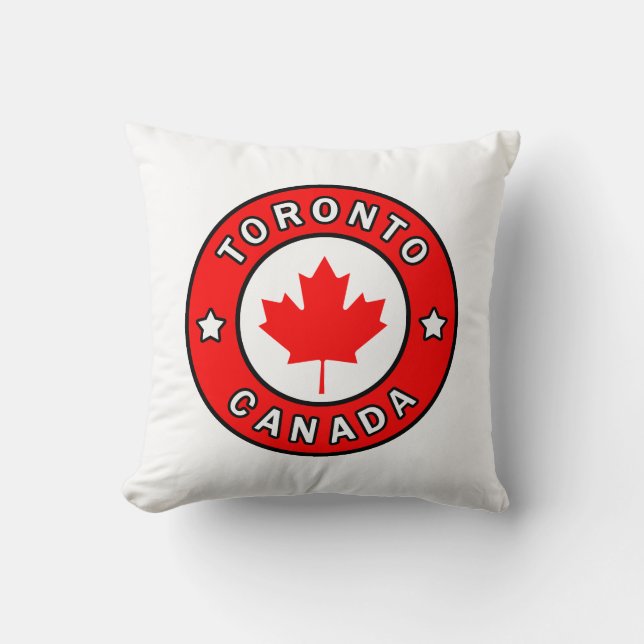 Toronto Canada Throw Pillow (Front)