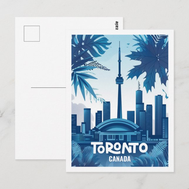 Toronto Canada Vintage Famous Travel Place Postcard (Front/Back)