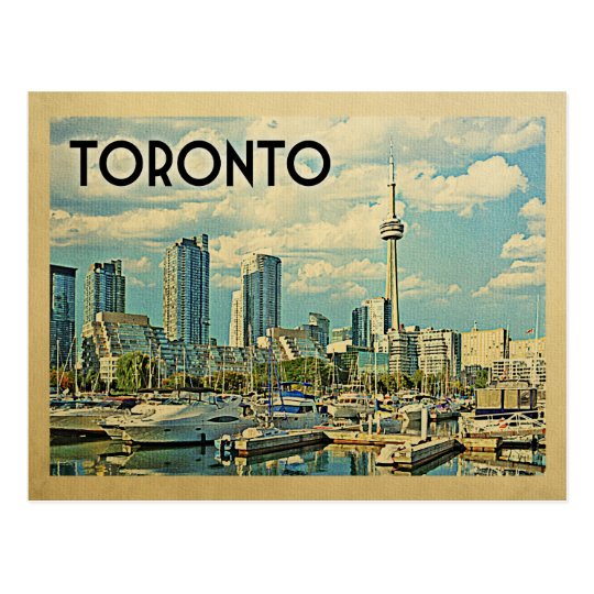 Toronto Canada Vintage Travel Postcard Zazzle.ca
