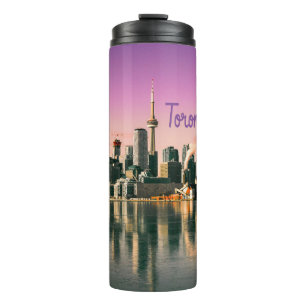 Toronto Capital of Ontario Canada City Skyline Thermal Tumbler