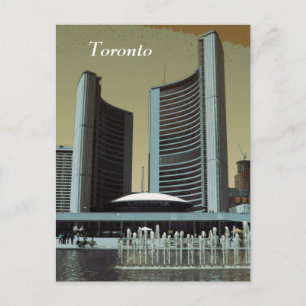 Toronto city hall postcard
