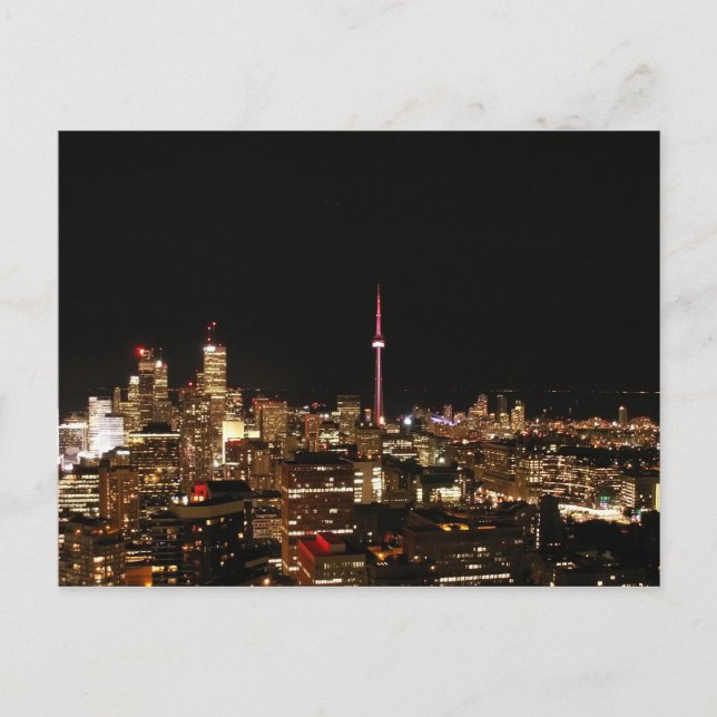 Toronto City Lights Postcard (Front)