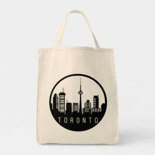 Toronto City Skyline Tote Bag