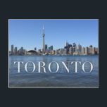 toronto cityscape postcard<br><div class="desc">Photo of the Toronto skyline under a clear sky. 

All photographs used in our products are created by the people at Sumners Graphics Inc.,  taken with professional medium format cameras and are extremely high resolution razor-sharp digital files. We specialize in image quality.

© 2012 Ron Sumners

www.sumnersgraphics.com</div>