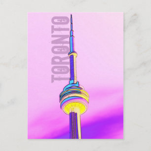 Toronto CN tower postcard