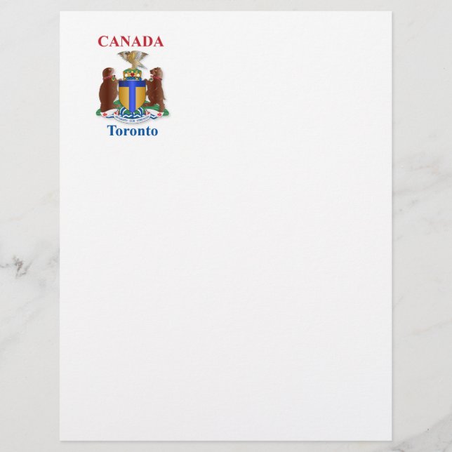 Toronto coat of arms (Front)
