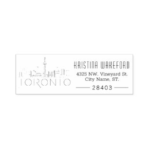 Toronto Custom Address Self-inking Stamp