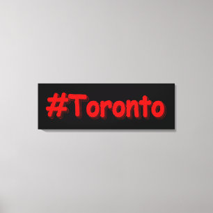 "#Toronto" Cute Design. Buy Now Canvas Print