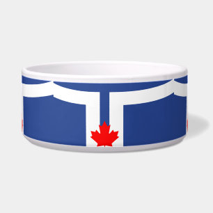 Toronto Flag Pet Bowl