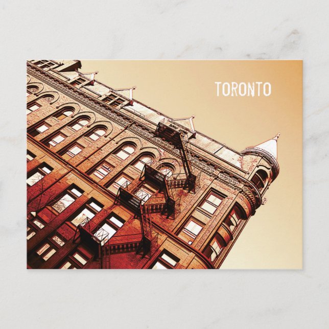 Toronto Flat Iron building postcard (Front)