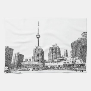 Toronto Harbourfront Center Tea Towel Design