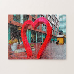 Toronto Heart Distillery District. Jigsaw Puzzle